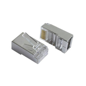 Fichas RJ45 Reforzada Con Metal Bolsa x 100